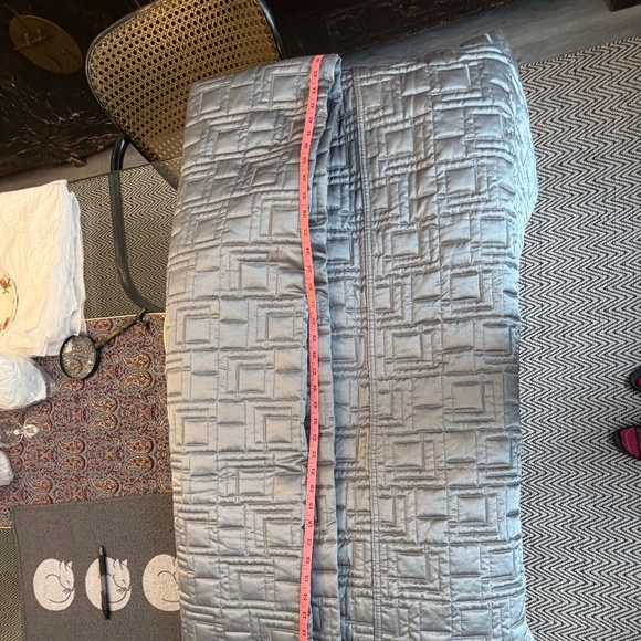 Hotel Collection Silver Quilted Square-Pattern Comforter - Picture 10 of 12